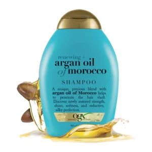 شامپو ogx آرگان رنگ آبی