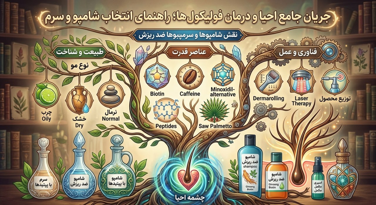 شامپو و سرم ضد ریزش مو
